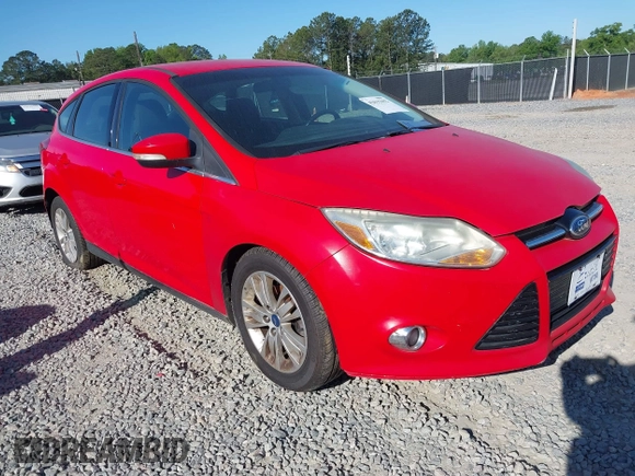 2012 Ford Focus SEL with VIN 1FAHP3M20CL393440, listed as a IAAI auction lot 42015692 with 198,214 mi miles. Bid and sale history available at carsss.com. Image 1.