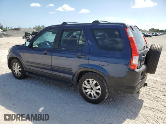2005 Honda CR-V EX with VIN SHSRD78865U346215, listed as a Copart auction lot 53931105 with 170,438 mi miles and Salvage Title. Bid and sale history available at carsss.com. Image 2.
