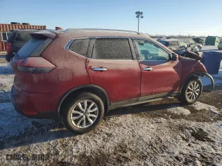 2018 Nissan Rogue SV with VIN 5N1AT2MV3JC715346, listed as a Copart auction lot 46353195 with 31,629 mi miles and Salvage Title. Bid and sale history available at carsss.com. Image 3.