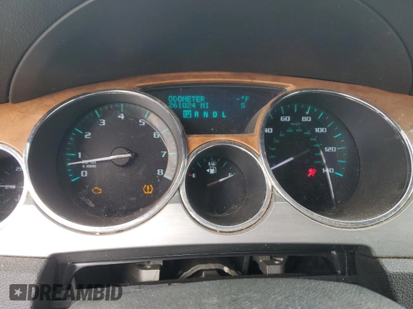2011 Buick Enclave CXL-2 with VIN 5GAKRCED1BJ167106, listed as a Copart auction lot 84465774 with 261,824 mi miles and Salvage Title. Bid and sale history available at carsss.com. Image 9.