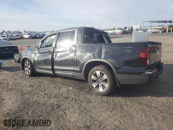 2019 Honda Ridgeline RTL with VIN 5FPYK2F54KB007833, listed as a Copart auction lot 79132174 with 104,690 mi miles and Non repairable. Bid and sale history available at DreamBid. Image 2.