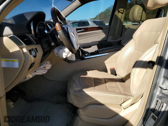 2013 Mercedes-Benz M 350 with VIN 4JGDA2EB7DA169643, listed as a Copart auction lot 76884404 with Not Provided miles and Salvage Title. Bid and sale history available at carsss.com. Image 7.