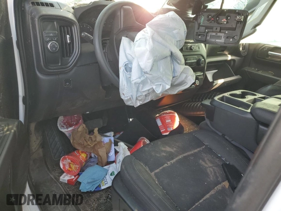 2022 Chevrolet Silverado 1500 Custom with VIN 3GCPABEK2NG596071, listed as a Copart auction lot 47257045 with Not Provided miles and Non Repairable. Bid and sale history available at DreamBid. Image 8.