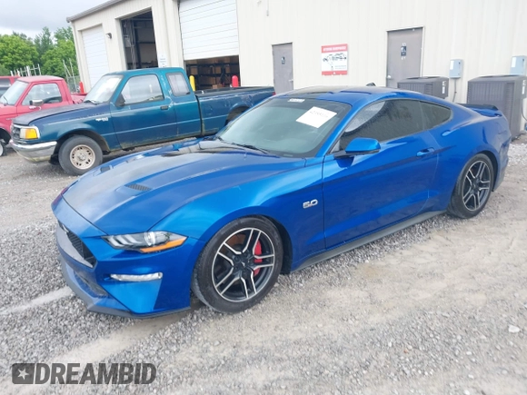 2018 Ford Mustang GT with VIN 1FA6P8CF1J5182760, listed as a IAAI auction lot 42355116 with 68,180 mi miles and . Bid and sale history available at DreamBid. Image 17.