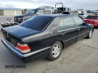 1998 Mercedes-Benz S-Class with VIN WDBGA51G6WA384615, listed as a Copart auction lot 77258814 with 0 mi miles and Salvage Title. Bid and sale history available at carsss.com. Image 3.