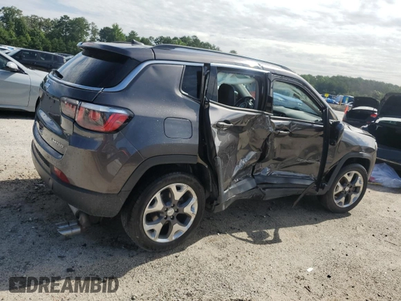2019 Jeep Compass Limited z VIN 3C4NJCCB3KT793561, wystawiony jako Copart lot #60714115 z przebiegiem 100 787 mil mil oraz Czysty tytuł • Clean title. Historia ofert i sprzedaży dostępna na DreamBid. Obrazek 3.