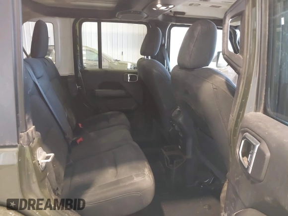 2021 Jeep Wrangler Unlimited Sahara z VIN 1C4HJXEN2MW592565, wystawiony jako IAAI lot #41956072 z przebiegiem 95 504 mil mil oraz . Historia ofert i sprzedaży dostępna na DreamBid. Obrazek 8.