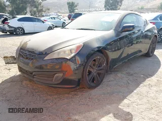 2010 Hyundai Genesis Coupe with VIN KMHHT6KD5AU041923, listed as a IAAI auction lot 42662661 with 154,270 mi miles and . Bid and sale history available at DreamBid. Image 2.