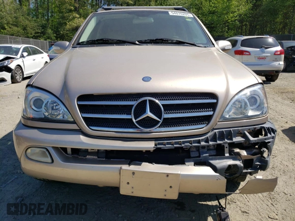 2004 Mercedes-Benz M with VIN 4JGAB75EX4A491796, listed as a Copart auction lot 54076205 with 122,831 mi miles and Clean Title. Bid and sale history available at carsss.com. Image 5.