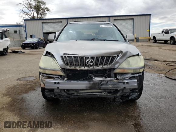 2002 Lexus RX 300 with VIN JTJHF10UX20276082, listed as a Copart auction lot 71266754 with 224,421 mi miles and Salvage Title. Bid and sale history available at carsss.com. Image 5.