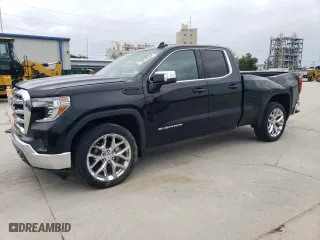 2020 GMC Sierra 1500 SLE with VIN 1GTR8BEK8LZ248583, listed as a Copart auction lot 70676584 with 71,511 mi miles and Salvage Title. Bid and sale history available at carsss.com. Image 1.