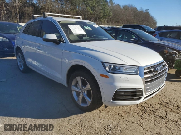 2020 Audi Q5 Premium with VIN WA1ANAFY8L2012649, listed as a Copart auction lot 73725872 with 39,477 mi miles. Bid and sale history available at carsss.com. Image 4.