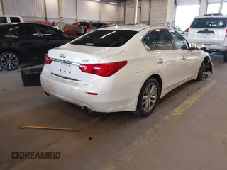 2015 Infiniti Q50 Premium with VIN JN1BV7APXFM353042, listed as a IAAI auction lot 42327460 with 108,497 mi miles and . Bid and sale history available at DreamBid. Image 4.