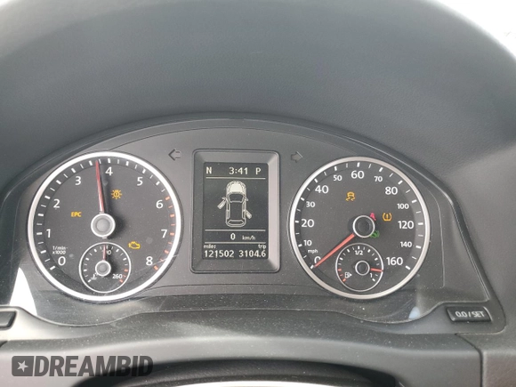 2010 Volkswagen Tiguan Wolfsburg Edition with VIN WVGAV7AX7AW003188, listed as a Copart auction lot 56692535 with 121,502 mi miles and Salvage title. Bid and sale history available at DreamBid. Image 9.