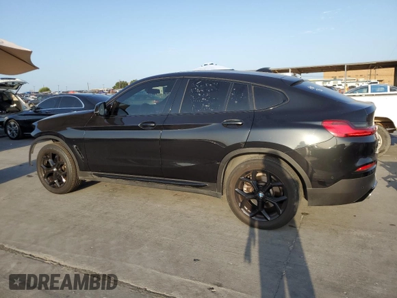 2021 BMW X4 xDrive30i with VIN 5UX2V1C01M9F43128, listed as a Copart auction lot 60580403 with 32,151 mi miles. Bid and sale history available at carsss.com. Image 2.