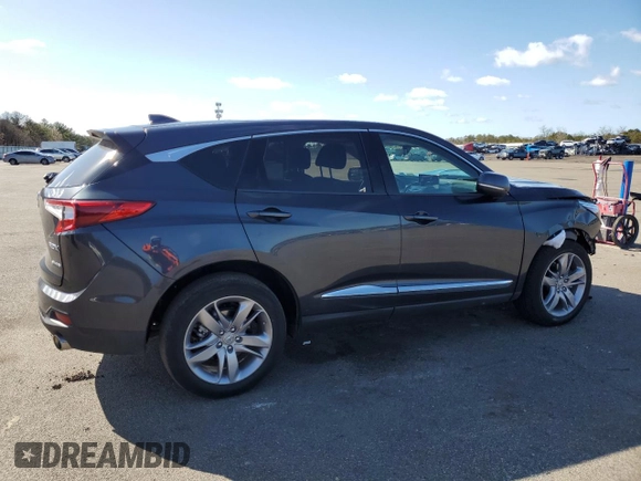 2020 Acura RDX Advance with VIN 5J8TC2H74LL036814, listed as a Copart auction lot 50170135 with 26,933 mi miles and Salvage title. Bid and sale history available at DreamBid. Image 3.