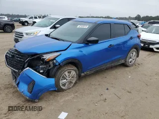 2022 Nissan Kicks S z VIN 3N1CP5BV0NL484456, wystawiony jako Copart lot #42163575 z przebiegiem 38 221 mil mil oraz Szkoda całkowita • Salvage title. Historia ofert i sprzedaży dostępna na DreamBid. Obrazek 1.