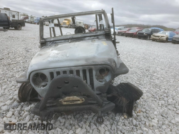 2004 Jeep Wrangler Rubicon with VIN 1J4FA69S74P787812, listed as a Copart auction lot 49821695 with Not provided miles and Salvage title. Bid and sale history available at DreamBid. Image 5.