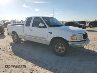 2002 Ford F-150 XL with VIN 1FTRX17WX2NA81744, listed as a Copart auction lot 47966605 with 234,355 mi miles and Salvage Title. Bid and sale history available at carsss.com. Image 4.