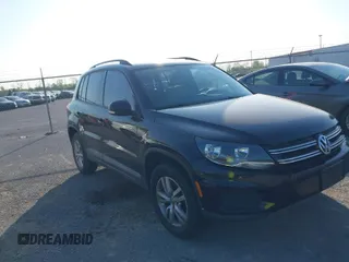 2017 Volkswagen Tiguan S with VIN WVGAV7AX9HK001881, listed as a IAAI auction lot 42048245 with 51,648 mi miles and . Bid and sale history available at DreamBid. Image 1.