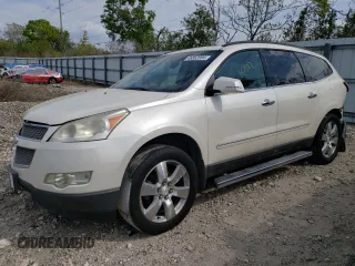 2012 Chevrolet Traverse LTZ z VIN 1GNKRLED7CJ164363, wystawiony jako Copart lot #46862884 z przebiegiem 162 587 mil mil oraz Szkoda całkowita • Salvage title. Historia ofert i sprzedaży dostępna na DreamBid. Obrazek 1.