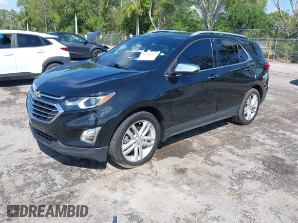 2018 Chevrolet Equinox Premier with VIN 2GNAXNEX1J6313528, listed as a IAAI auction lot 41938985 with 189,244 mi miles and . Bid and sale history available at DreamBid. Image 2.