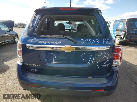 2008 Chevrolet Equinox LT with VIN 2CNDL43F486291696, listed as a Copart auction lot 48025115 with 153,485 mi miles and Salvage Title. Bid and sale history available at carsss.com. Image 6.