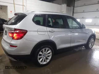 2015 BMW X3 xDrive28i with VIN 5UXWX9C50F0D51227, listed as a Copart auction lot 44047025 with 192,512 mi miles and Clean Title. Bid and sale history available at DreamBid. Image 3.