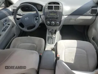 2009 Kia Spectra EX with VIN KNAFE221295624733, listed as a Copart auction lot 72229664 with 115,179 mi miles and Salvage Title. Bid and sale history available at carsss.com. Image 8.