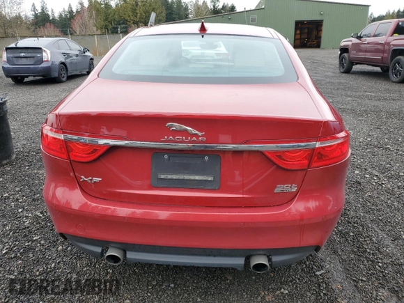 2019 Jaguar XF 30t Prestige with VIN SAJBK4GX2KCY77458, listed as a Copart auction lot 48690415 with 34,142 mi miles and Salvage Title. Bid and sale history available at carsss.com. Image 6.