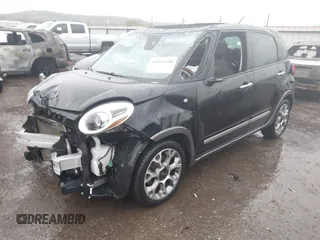 2014 FIAT 500L Trekking with VIN ZFBCFADH2EZ007684, listed as a IAAI auction lot 41952408 with 39,424 mi miles and . Bid and sale history available at DreamBid. Image 2.