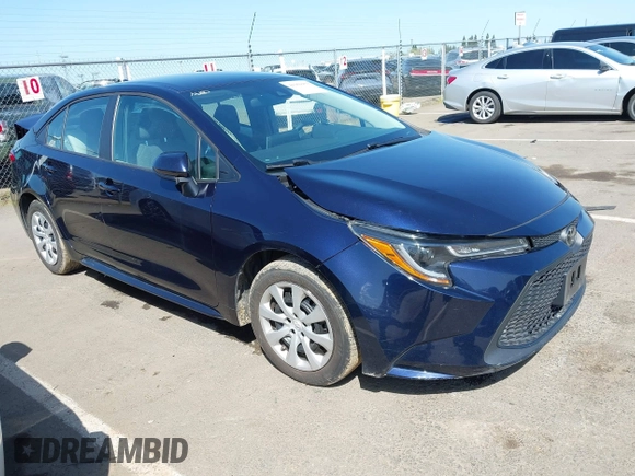 2021 Toyota Corolla LE with VIN 5YFEPMAE0MP197864, listed as a IAAI auction lot 41969458 with 47,655 mi miles and . Bid and sale history available at DreamBid. Image 1.