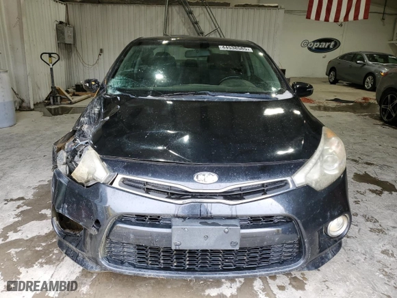 2014 Kia Forte Koup EX with VIN KNAFX6A86E5159562, listed as a Copart auction lot 44538585 with 121270 miles and Salvage Title. Bid and sale history available at carsss.com. Image 5.