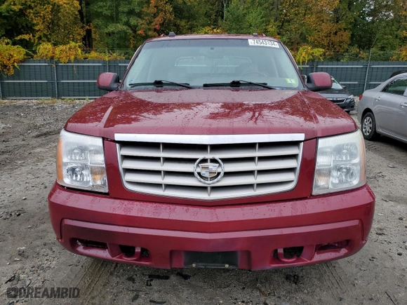 2005 Cadillac Escalade EXT with VIN 3GYEK62N55G123138, listed as a Copart auction lot 74543134 with 295,427 mi miles and Salvage Title. Bid and sale history available at carsss.com. Image 5.