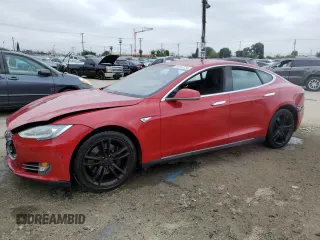 2016 Tesla Model S 70 with VIN 5YJSA1E18GF131881, listed as a Copart auction lot 54513134 with 133,785 mi miles and Salvage title. Bid and sale history available at DreamBid. Image 1.