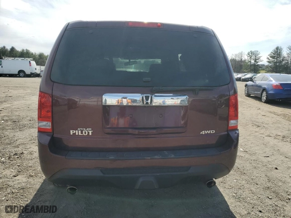 2013 Honda Pilot EX-L with VIN 5FNYF4H7XDB019737, listed as a Copart auction lot 50461335 with 154,181 mi miles and Salvage Title. Bid and sale history available at carsss.com. Image 6.