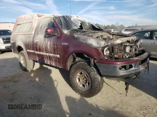 1997 Ford F-150 with VIN 1FTDF18W7VNA43842, listed as a Copart auction lot 80889804 with Not provided miles and Salvage title. Bid and sale history available at DreamBid. Image 4.