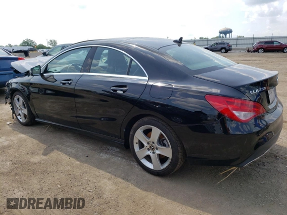 2018 Mercedes-Benz CLA 250 with VIN WDDSJ4GB7JN590910, listed as a Copart auction lot 58680023 with 61,071 mi miles and . Bid and sale history available at DreamBid. Image 2.
