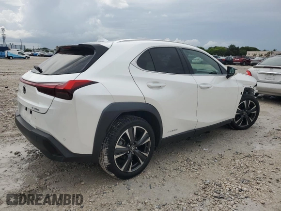 2021 Lexus UX 250h z VIN JTHP9JBH8M2048836, wystawiony jako Copart lot #63264695 z przebiegiem 23 280 mil mil oraz Szkoda całkowita • Salvage title. Historia ofert i sprzedaży dostępna na DreamBid. Obrazek 3.