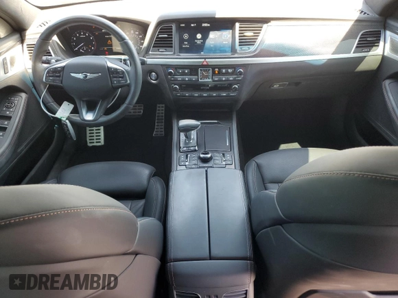 2020 Genesis G80 3.3T Sport with VIN KMTFN4JB5LU337510, listed as a Copart auction lot 52091105 with 19,203 mi miles and Salvage Title. Bid and sale history available at carsss.com. Image 8.