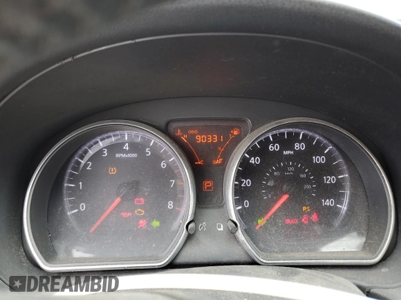 2014 Nissan Note S with VIN 3N1CE2CP0EL415612, listed as a Copart auction lot 56296785 with 90,331 mi miles and Salvage title. Bid and sale history available at DreamBid. Image 9.