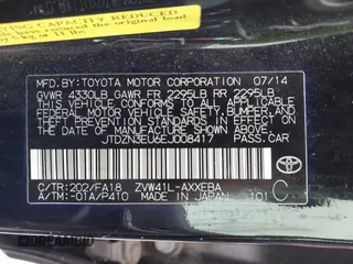 2014 Toyota Prius Two z VIN JTDZN3EU6EJ008417, wystawiony jako IAAI lot #41461847 z przebiegiem 81 524 mil mil oraz . Historia ofert i sprzedaży dostępna na DreamBid. Obrazek 9.