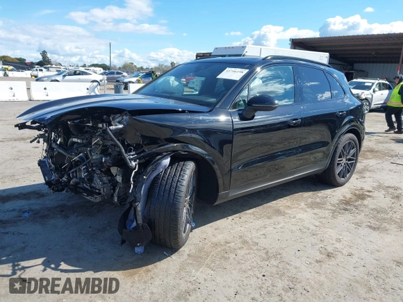 2024 Porsche Cayenne with VIN WP1AA2AY2RDA03634, listed as a IAAI auction lot 41746198 with 5,913 mi miles and . Bid and sale history available at DreamBid. Image 2.