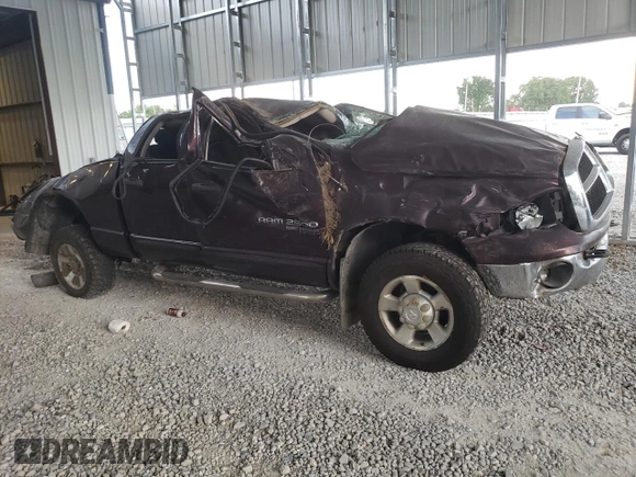 2005 Dodge Ram 2500 SLT with VIN 3D7KS28C85G860976, listed as a Copart auction lot 68625754 with 0 mi miles and Salvage Title. Bid and sale history available at carsss.com. Image 4.