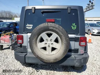 2017 Jeep Wrangler Unlimited Sport with VIN 1C4BJWDG0HL574026, listed as a Copart auction lot 52962145 with 280,127 mi miles and Salvage Title. Bid and sale history available at carsss.com. Image 6.