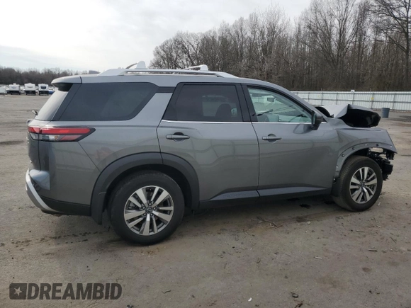 2023 Nissan Pathfinder SL with VIN 5N1DR3CC1PC234294, listed as a Copart auction lot 49894495 with 29,442 mi miles and Salvage title. Bid and sale history available at DreamBid. Image 3.