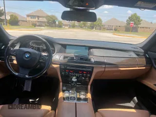 2010 BMW 7 Series 750Li with VIN WBAKB8C58ACY64395, listed as a Copart auction lot 63885205 with 137,375 mi miles and Salvage title. Bid and sale history available at DreamBid. Image 9.