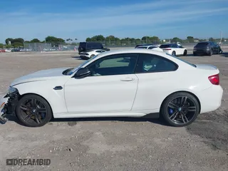 2017 BMW M2 with VIN WBS1H9C55HV886803, listed as a IAAI auction lot 41241081 with 37,874 mi miles. Bid and sale history available at carsss.com. Image 14.