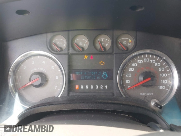 2010 Ford F-150 XL with VIN 1FTEX1C89AKE42399, listed as a IAAI auction lot 41883532 with 231,581 mi miles. Bid and sale history available at carsss.com. Image 7.