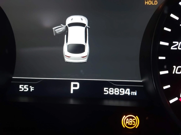 2020 Kia Stinger GT2 with VIN KNAE55LC1L6075699, listed as a IAAI auction lot 41598898 with 58,894 mi miles. Bid and sale history available at carsss.com. Image 15.
